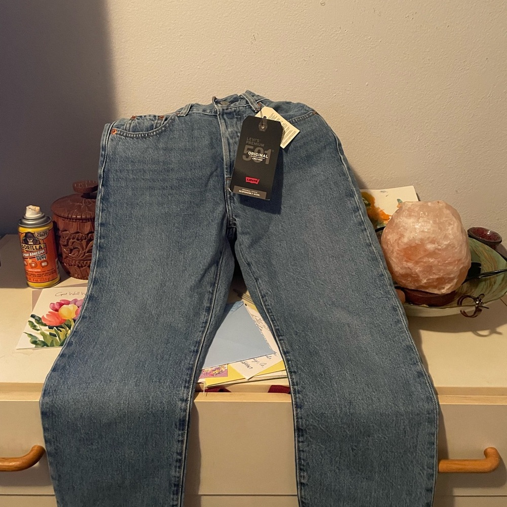 Levi’s 501 original cropped jeans NWT